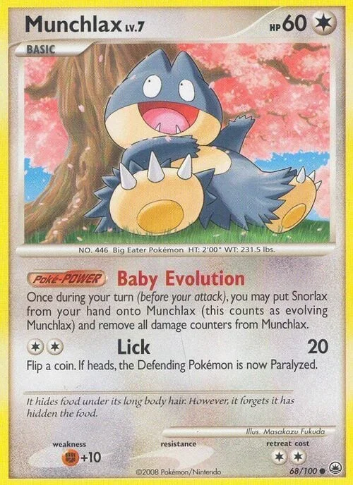 Munchlax Lv.7 — Majestic Dawn