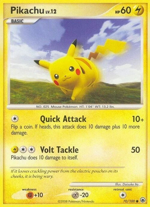 Pikachu Lv.12 — Majestic Dawn