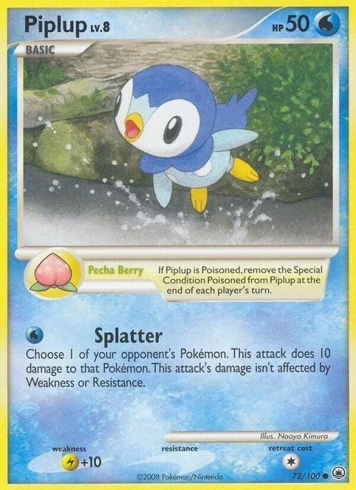 Piplup Lv.8 — Majestic Dawn