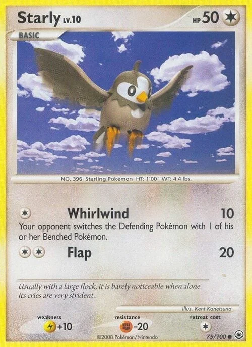 Starly Lv.10 — Majestic Dawn