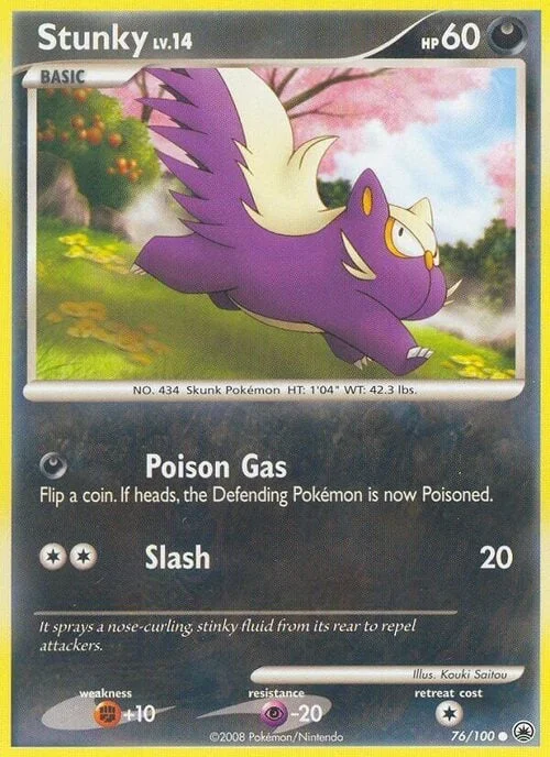 Stunky Lv.14 — Majestic Dawn