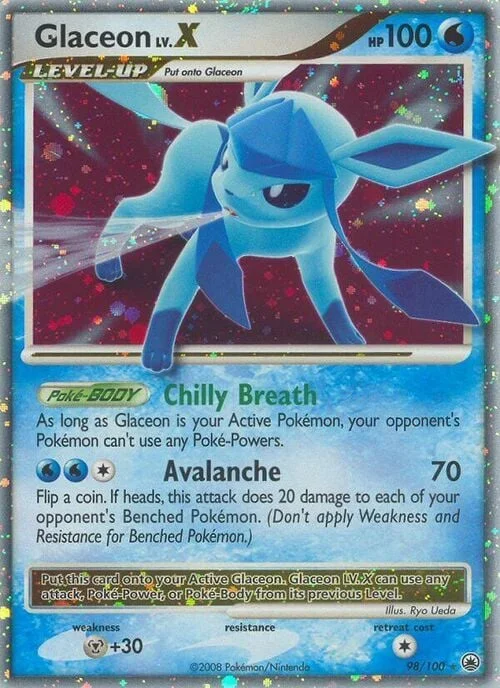 Glaceon LV.X — Majestic Dawn