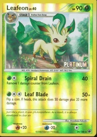 Leafeon — Burger King DP Promos 2008