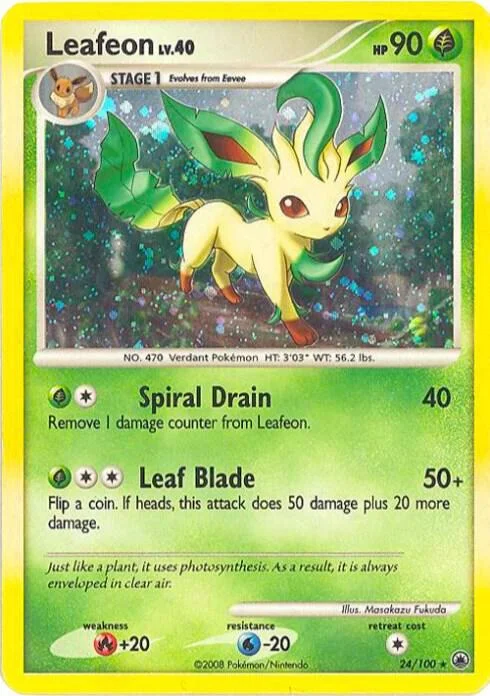 Leafeon Lv.40 — Theme Deck & Blisters Exclusives
