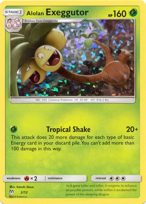Alolan Exeggutor — McDonald's Collection 2019