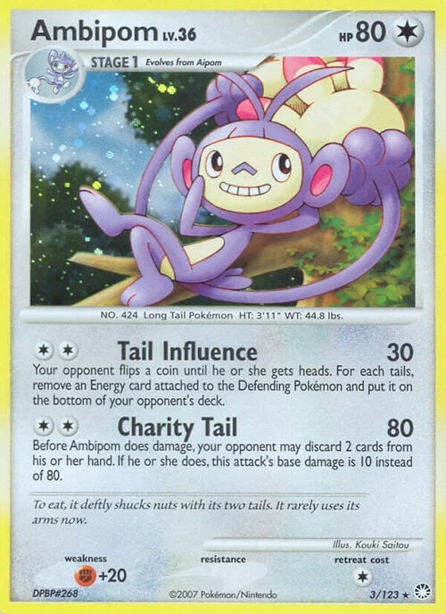 Ambipom Lv.36 — Mysterious Treasures
