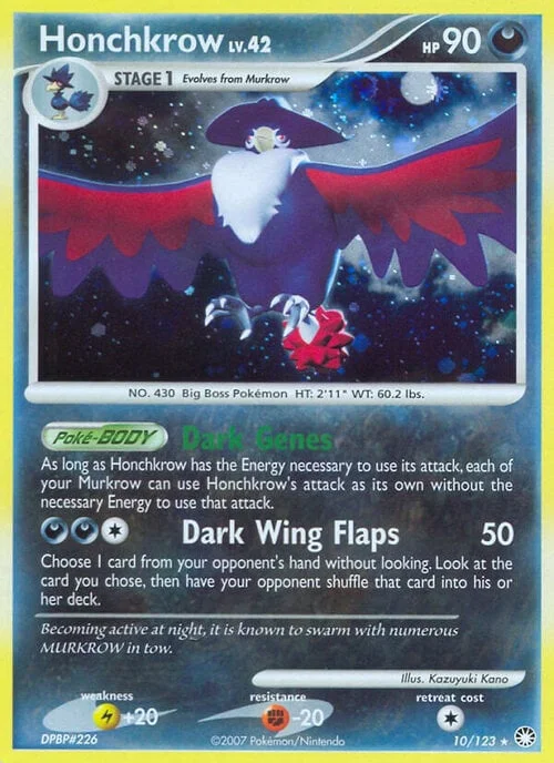 Honchkrow Lv.42 — Mysterious Treasures