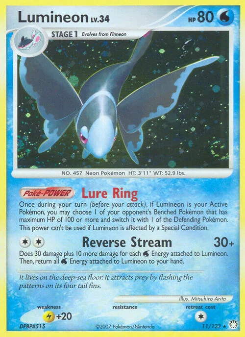 Lumineon Lv.34 — Mysterious Treasures