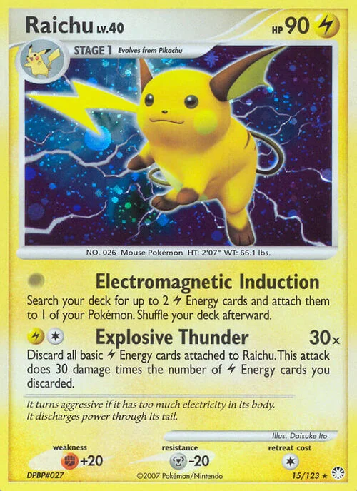 Raichu Lv.40 — Mysterious Treasures
