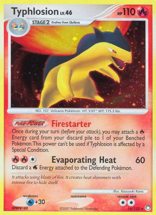 Typhlosion Lv.46 — Mysterious Treasures
