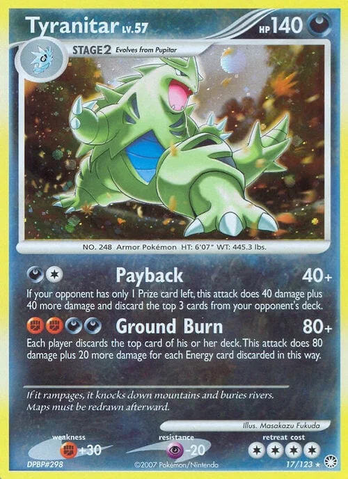 Tyranitar Lv.57 — Mysterious Treasures