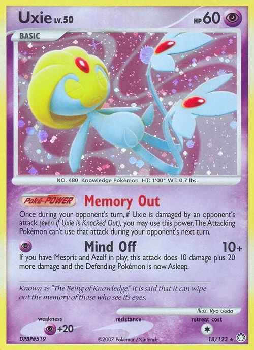 Uxie Lv.50 — Mysterious Treasures