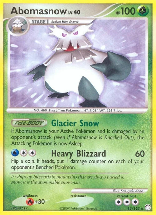 Abomasnow Lv.40 — Mysterious Treasures
