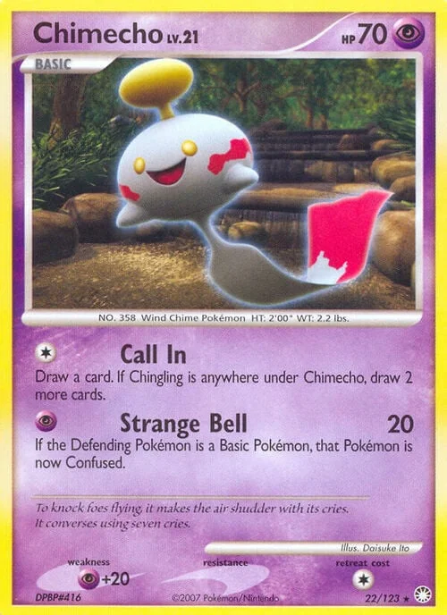 Chimecho Lv.21 — Mysterious Treasures