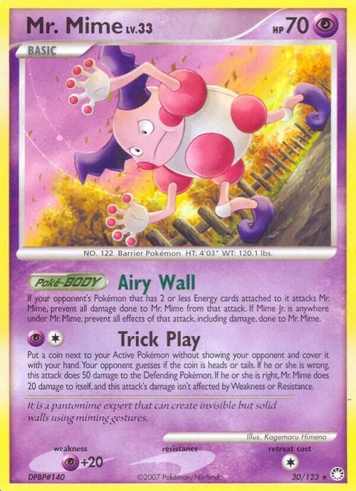 Mr. Mime Lv.33 — Mysterious Treasures