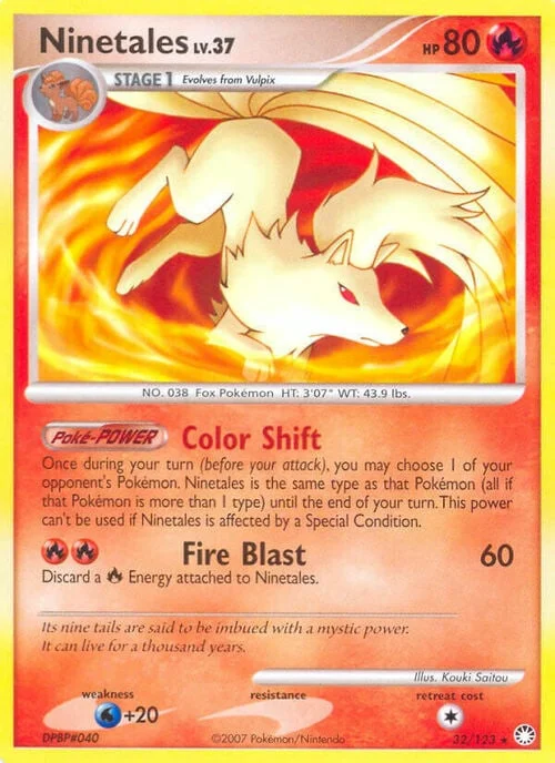 Ninetales Lv.37 — Mysterious Treasures