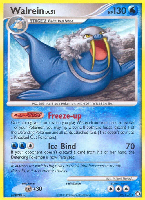 Walrein Lv.51 — Mysterious Treasures