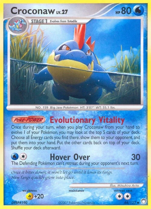 Croconaw Lv.27 — Mysterious Treasures