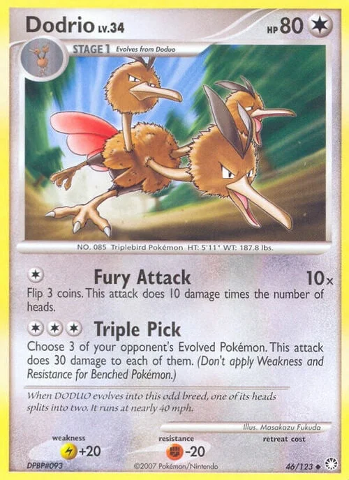 Dodrio Lv.34 — Mysterious Treasures