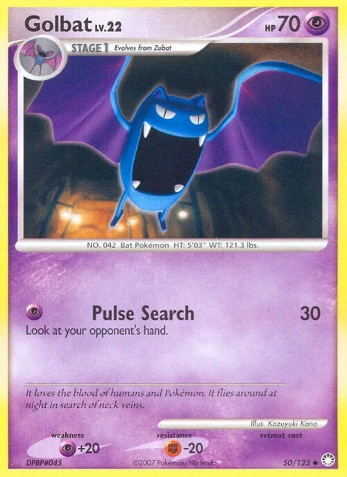 Golbat Lv.22 — Mysterious Treasures