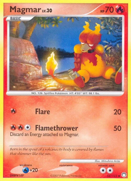 Magmar Lv.30 — Mysterious Treasures