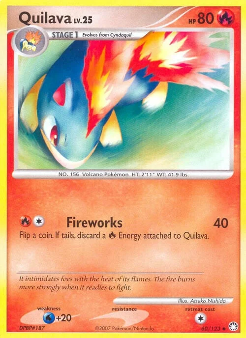 Quilava Lv.25 — Mysterious Treasures