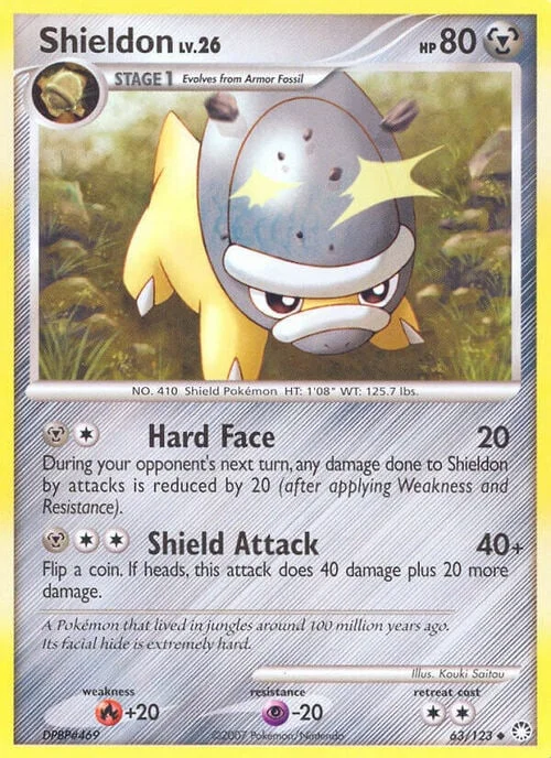 Shieldon Lv.26 — Mysterious Treasures