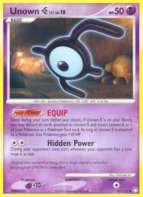 Unown [E] Lv.18 — Mysterious Treasures