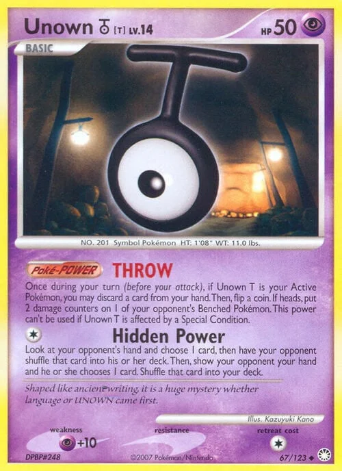 Unown [T] Lv.14 — Mysterious Treasures