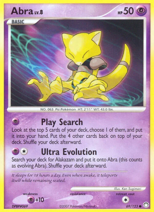Abra Lv.8 — Mysterious Treasures
