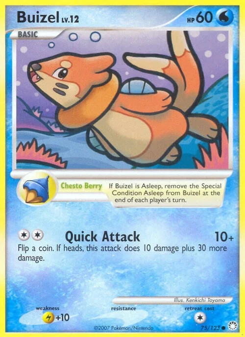 Buizel Lv.12 — Mysterious Treasures