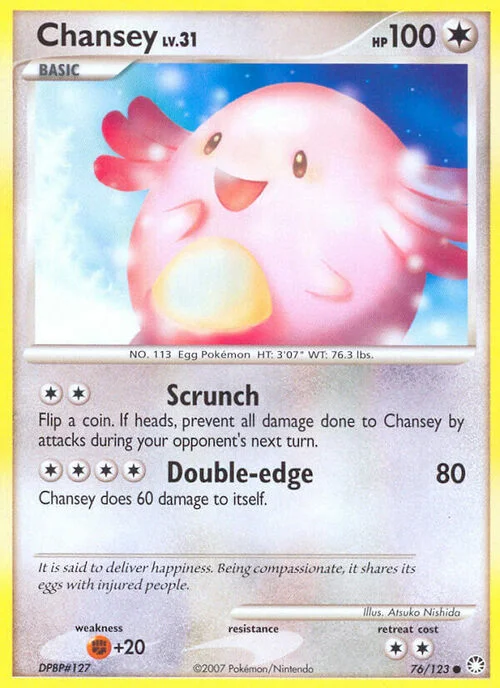 Chansey Lv.31 — Mysterious Treasures