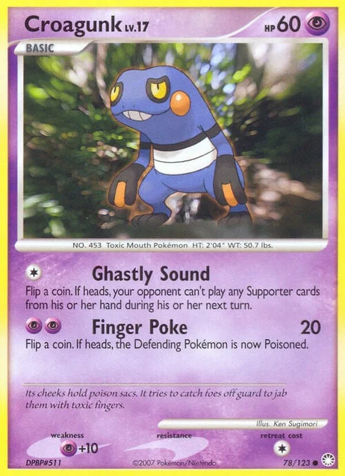 Croagunk Lv.17 — Mysterious Treasures