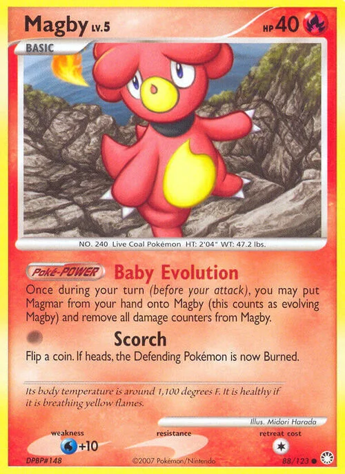 Magby Lv.5 — Mysterious Treasures