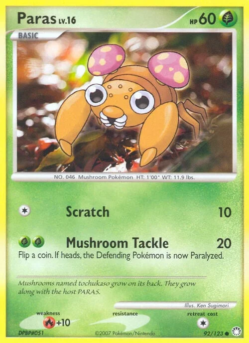 Paras Lv.16 — Mysterious Treasures
