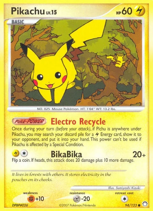 Pikachu Lv.15 — Mysterious Treasures
