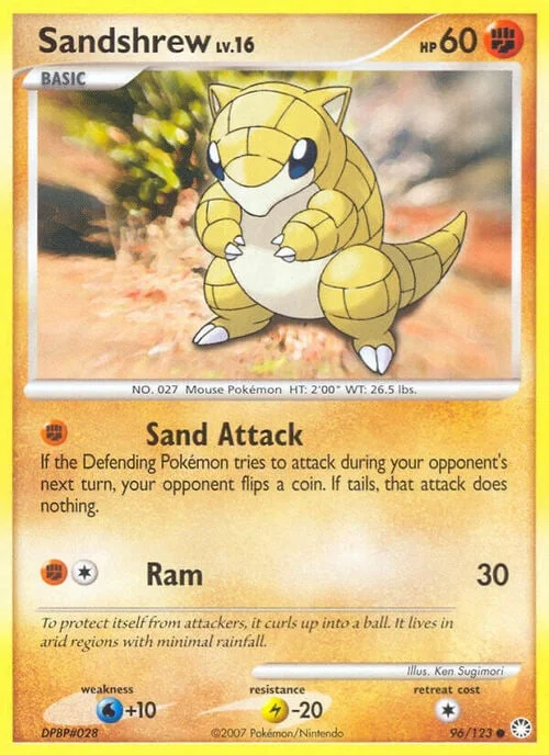 Sandshrew Lv.16 — Mysterious Treasures