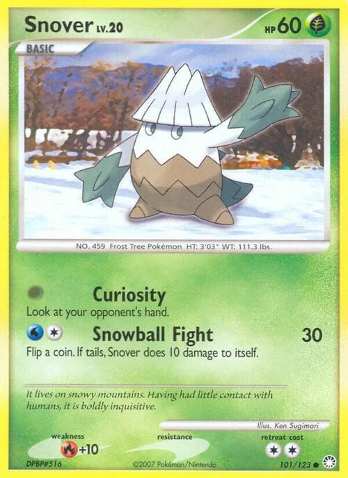 Snover Lv.20 — Mysterious Treasures