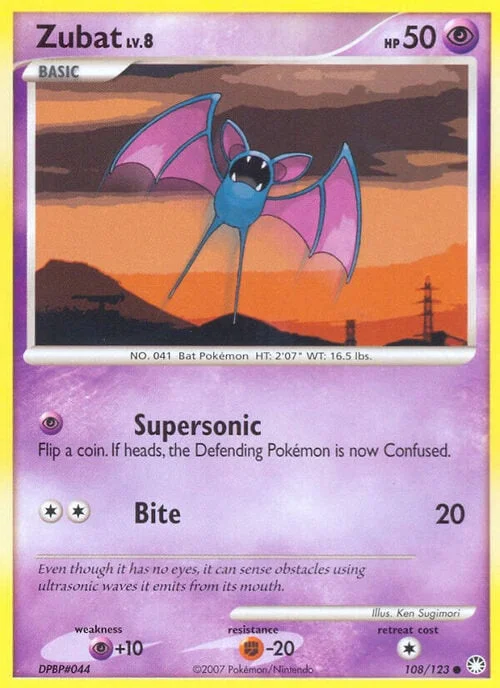 Zubat Lv.8 — Mysterious Treasures