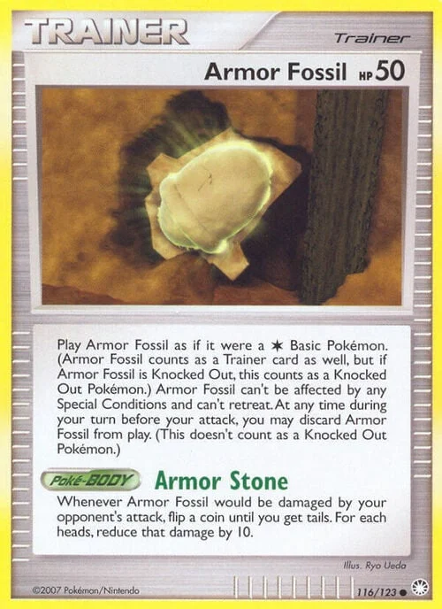 Armor Fossil — Mysterious Treasures