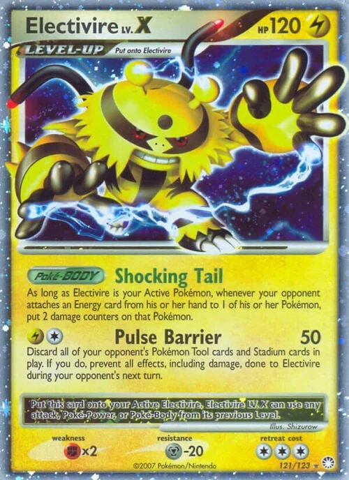 Electivire LV.X — Mysterious Treasures