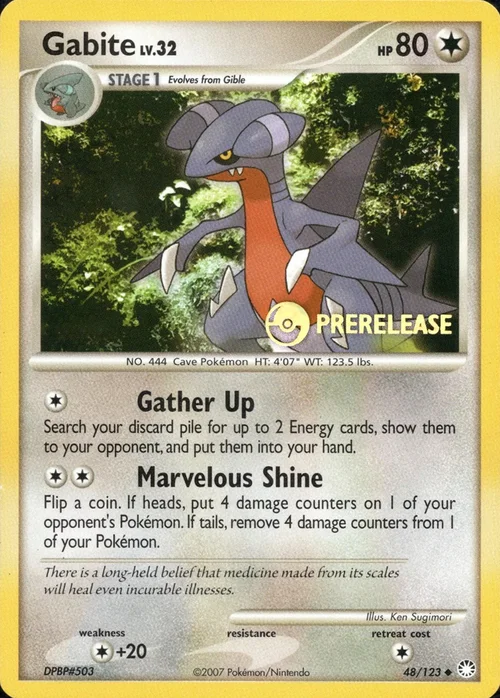 Gabite — Prerelease Promos