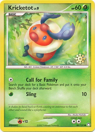 Kricketot Lv.9 — Holiday Calendar