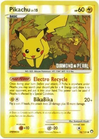 Pikachu Lv.15 — Mysterious Treasures Promos