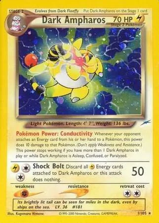 Dark Ampharos — Neo Destiny