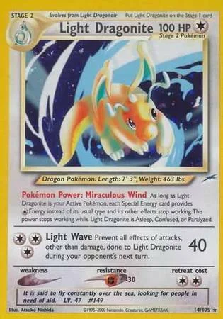 Light Dragonite — Neo Destiny