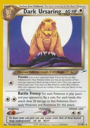 Dark Ursaring — Neo Destiny