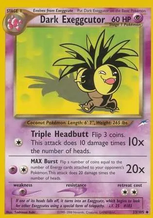 Dark Exeggcutor — Neo Destiny
