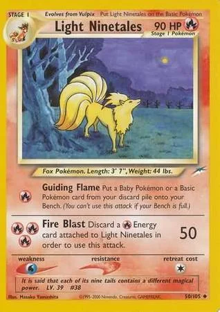 Light Ninetales — Neo Destiny