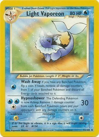 Light Vaporeon — Neo Destiny